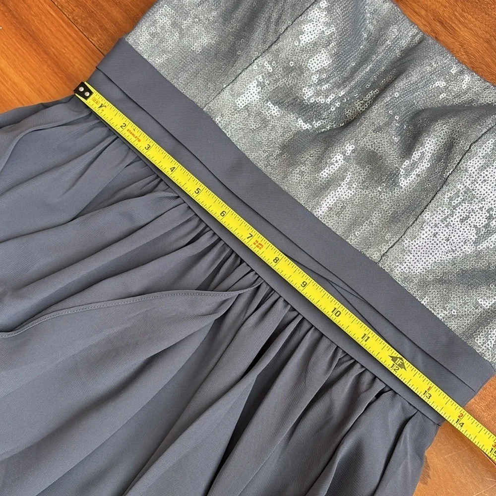 Strapless cocktail dress